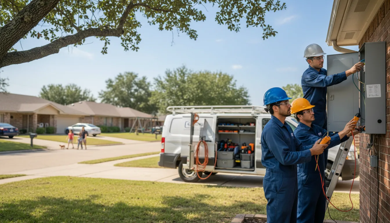 Certified electrician providing emergency electrical services in Arispe, IA